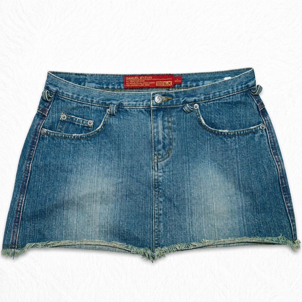 Y2K Samuel & Kevin denim micro mini skirt 💙